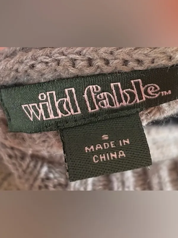 5/$25‼️ Wild fable Ribbed V-Neck Women's longsleeve top - Image 4