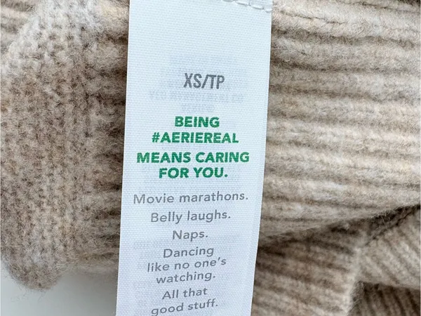 aerie Ribbed Cream Knit Sweater NWT XS - Image 2