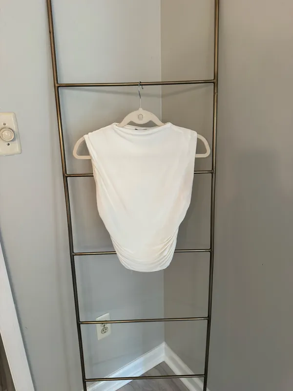 Saints + Secrets White Tank Top - Image 2