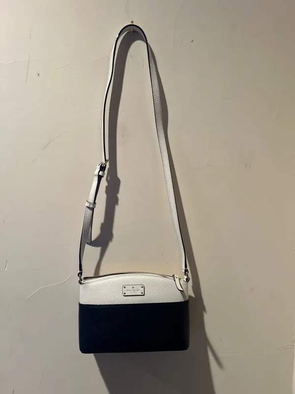 kate spade Two-Tone White & Black Crossbody Bag - Image 3