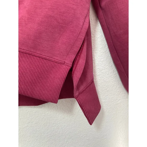 Lululemon Softstreme Activewear Sport Pomegranate Turtleneck Pullover Sweatshirt - Image 5