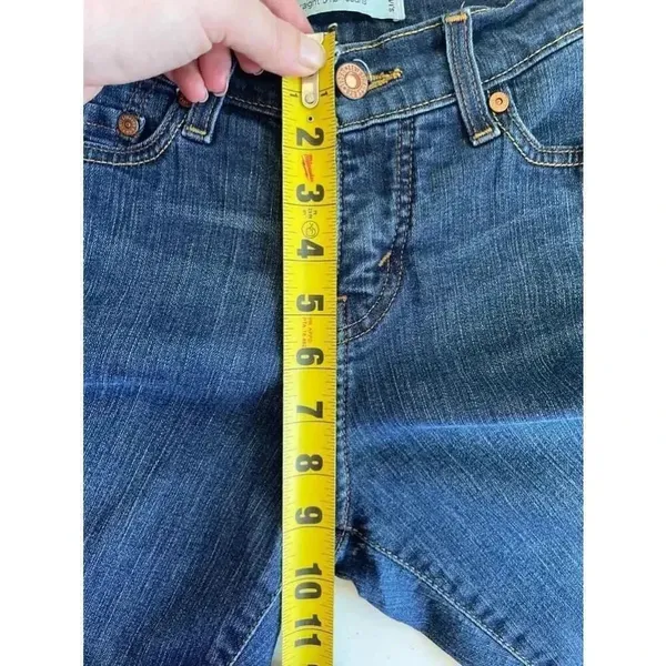 Women's Levi's Perfectly Slimming Straight 512‎ Jeans - Size 24 Blue Size 2 0264 - Image 9