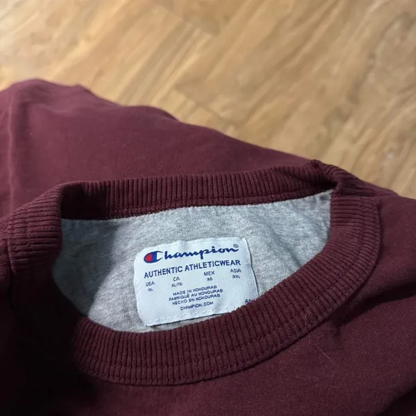 Champion Maroon Sweater - Image 3
