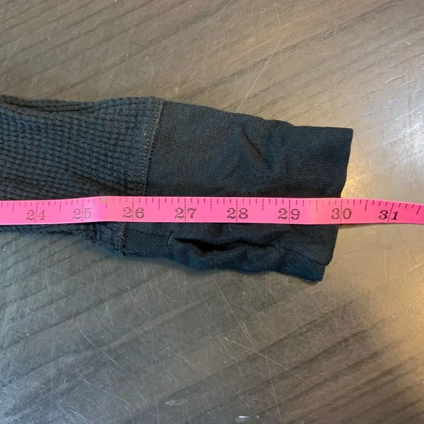 OFFLINE by Aerie‎ Waffle Knit Henley Top Long Sleeve Thumb Hole Small Cozy - Image 15