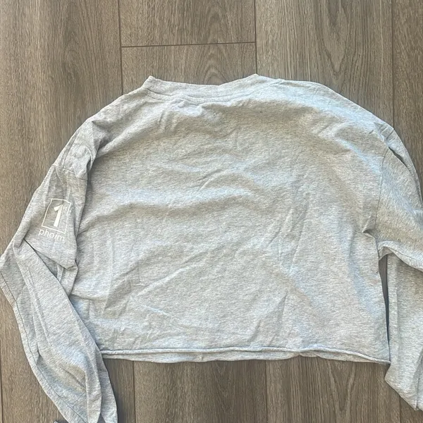 1st Phorm Cropped Long Sleeve Gray Size L - Image 4