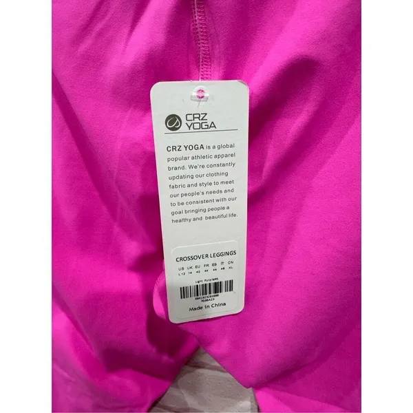 Crz yoga crossover‎ leggings size large - Image 8