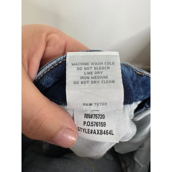 BKE Billie Slim Fit High Rise Trouser Jeans Dark Wash 33x34 AXB464L - Image 7