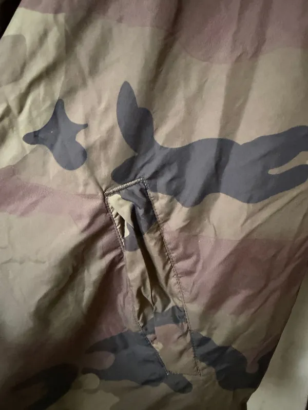 Dark Seas Small Camouflage Hooded Jacket with Black Fleece Lining - Image 6