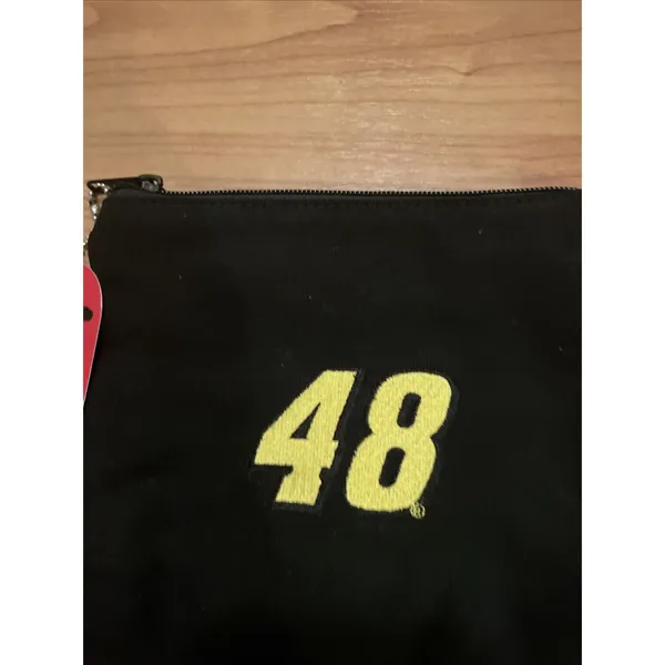 Race Ready Lady Nascar Canvas Zippered Bag #48 Black - Image 5