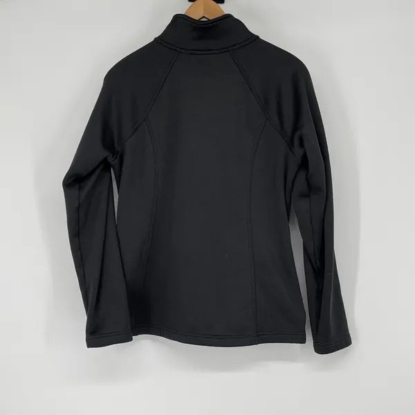 The North‎ Face Women's Black Fleece Jacket L Full Zip Long Sleeve Gorpcore - Image 2