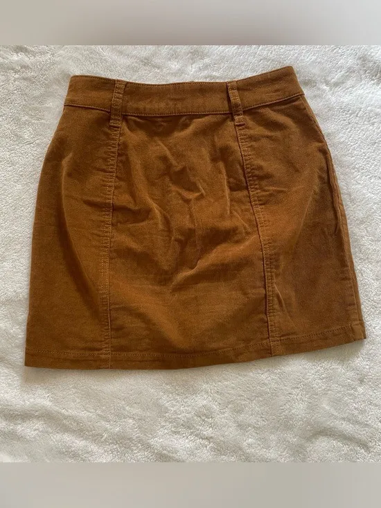 Mudd Y2K Corduroy Button Up Mini Skirt size 0 - Image 6