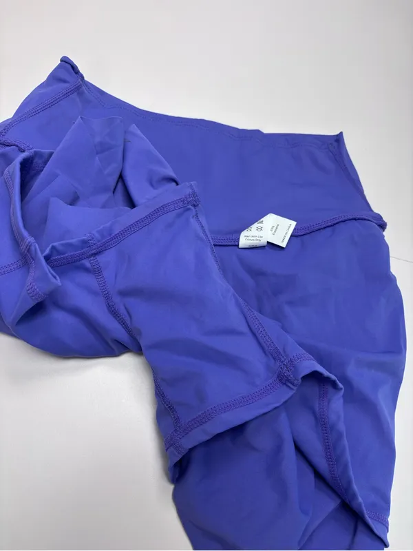 HALARA SoftlyZero Airy Crossover 2 in 1 Tennis Skirt Skort Periwinkle Color S - Image 13