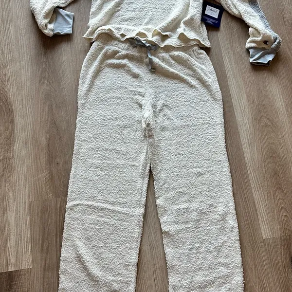 New terry pajamas Set.‎ Color: white, size: L. - Image 7