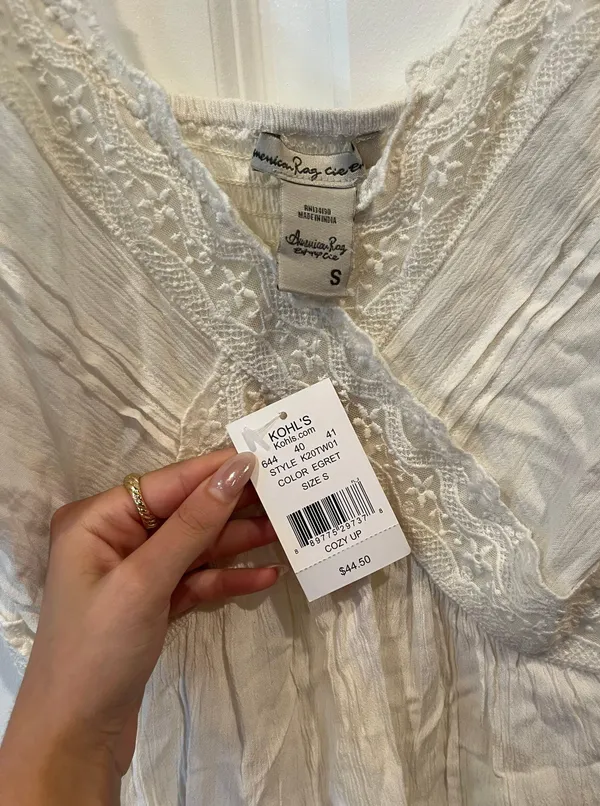 White Lace Tank Top - Image 4