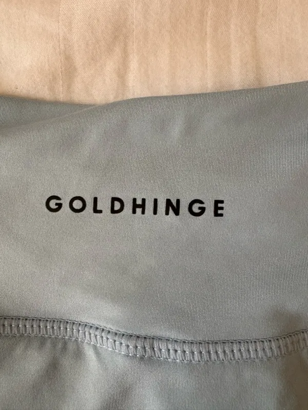Gold hinge light blue skirt size xs - Image 3