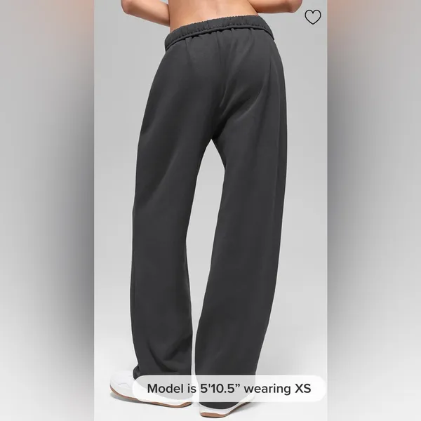 Alo Yoga NWT Accolade Straight Leg Anthracite Grey Color Size S - Image 2
