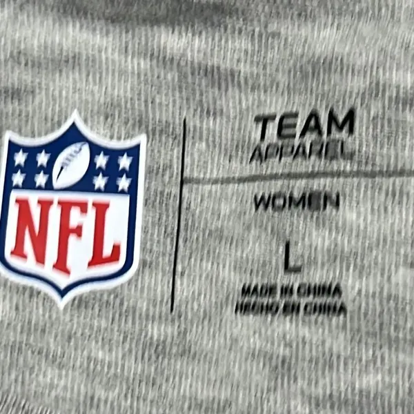 NFL LA Rams Sunday Football Women’s Short Sleeve Heather Gray T-Shirt- Large - Image 14