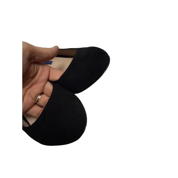 Stuart Weitzman Black 3" Suede Heels Sz. 8 - Image 5