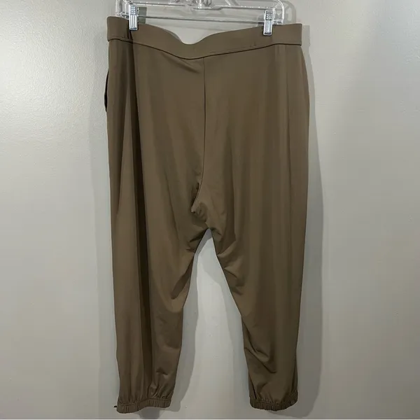 Pull on joggers by Lisa Rinna Collection greenish brown Size L - Image 5