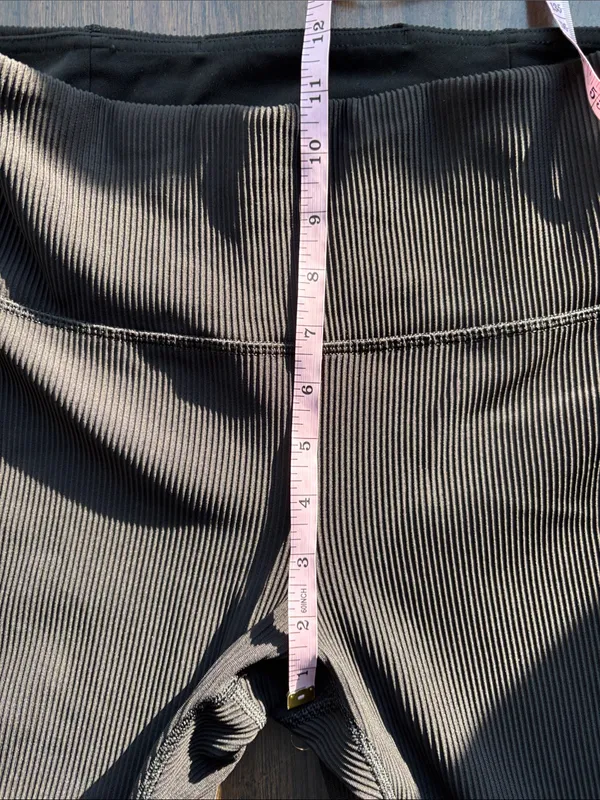 Athleta Elation Ultra High Rise Rib Legging Sz Large Yoga Pilates Pickleball - Image 13