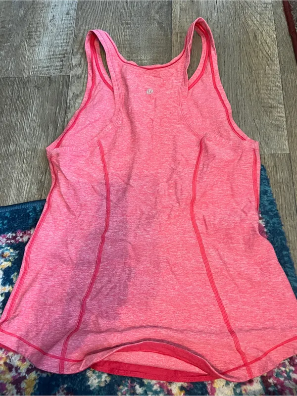 Lululemon think fast top in pink size 6 - Image 7