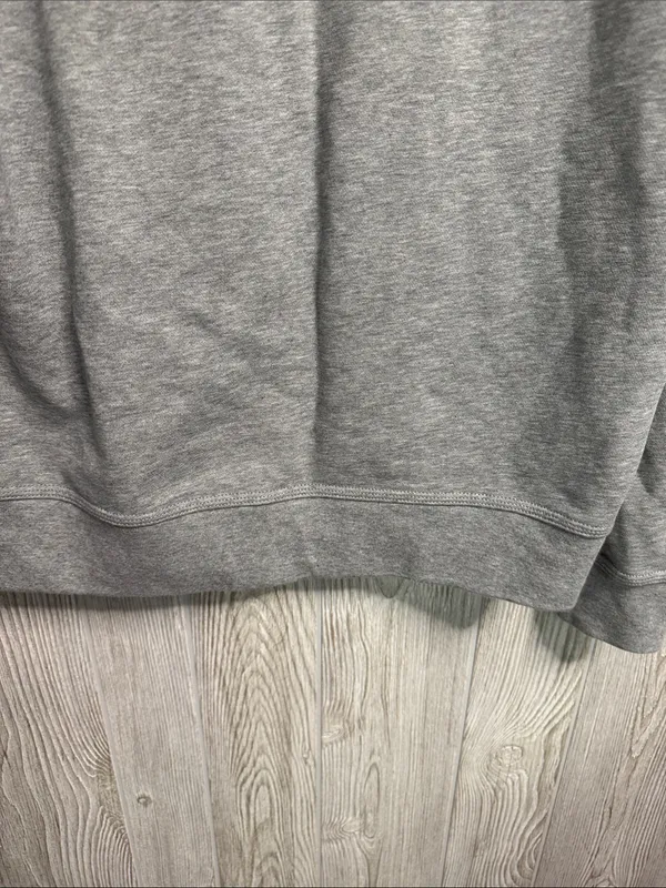 Nike Gray Crewneck Sweatshirt with White Swoosh - Image 5