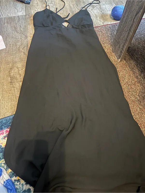 Abercrombie black midi dress size M - Image 3