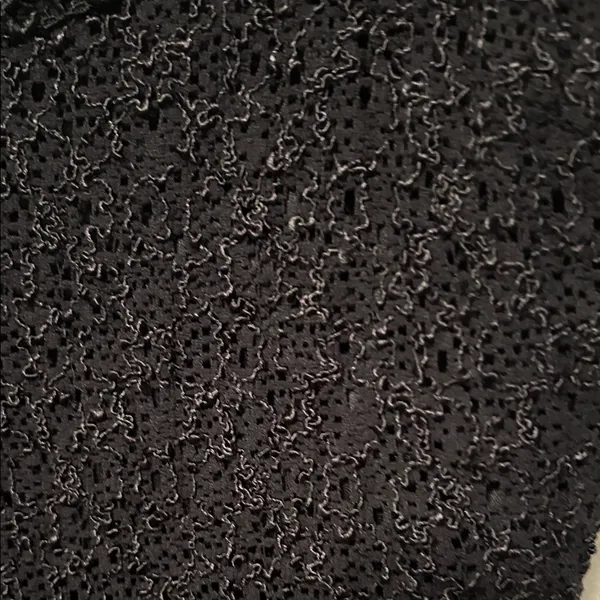 Alex Evenings Black Textured Maxi Dress Size 4 - Image 5