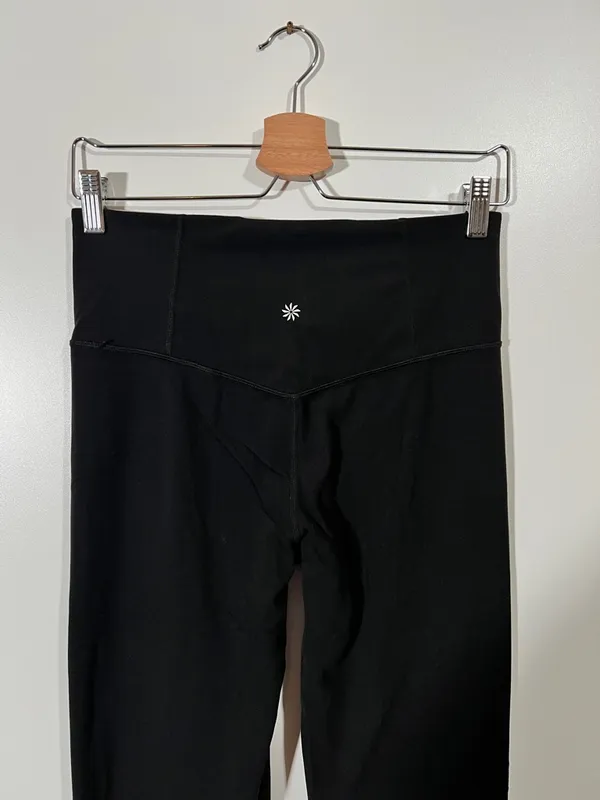 Athleta High Rise Elation Flare Pants in Black Size Medium - Image 6