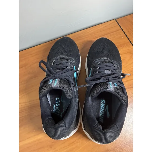 Brooks Ariel 20 Running Shoes Black Teal Mesh Women's Size 8.5B - Image 5