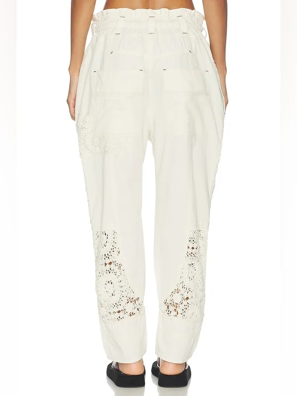 Free People Rockaway Craft Pant in Tofu Ivory Cream NWT - Image 3