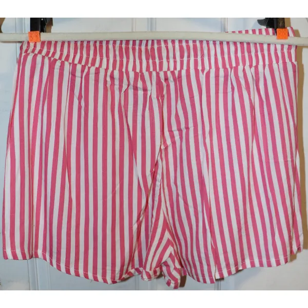 Betsey Johnson Heart Patch Cabana Button Up Shirt & Shorts Cover-up Set - Image 11