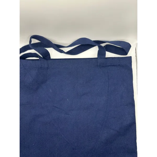 Columbus Blue Jackets NHL Canvas Tote Bag Navy Blue Hockey‎ Fan Reusable Shopper - Image 3