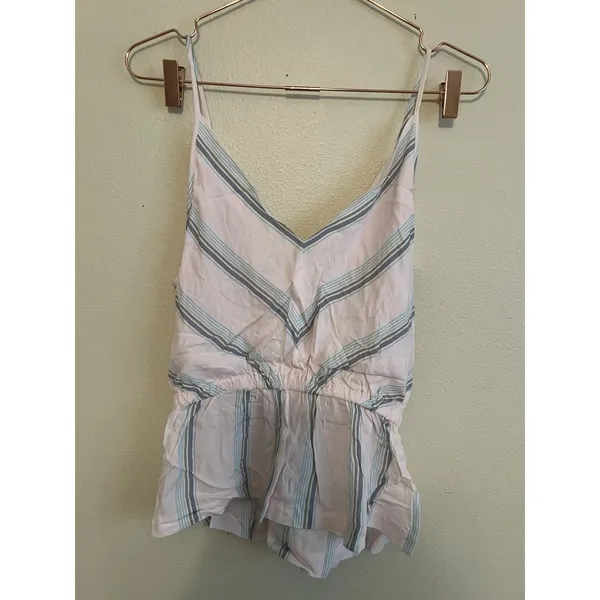 FREE PEOPLE Size S‎ Psychedelic Summer Tank Top Pink Ivory Combo - Image 9