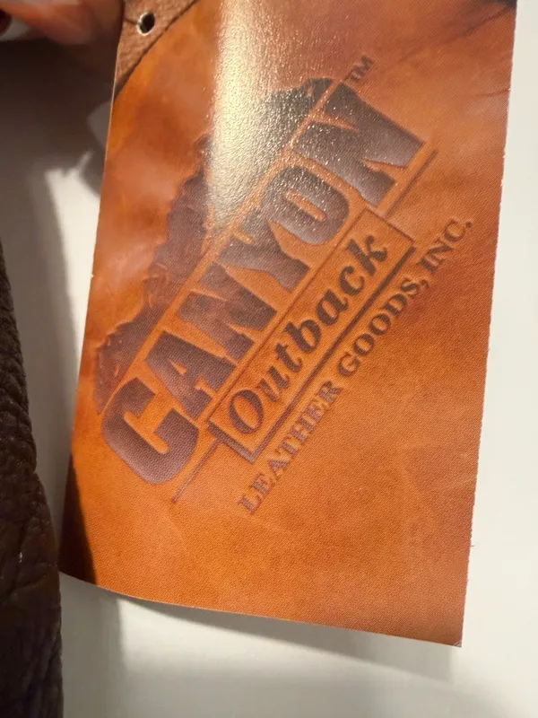 NWT Canyon Outback Pebbled‎ Leather Drawstring Pouch Coin Jewelry Travelbag - Image 5