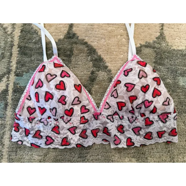 Hanky Panky Signature Lace Padded Bralette Heartbeat $70 NEW - Image 3