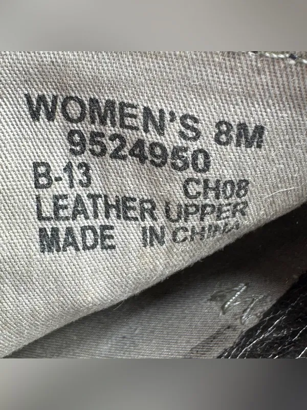 Sperry Top Sider Leather Boat Shoe Metallic Navy Blue Women Size 8 Slip On - Image 10