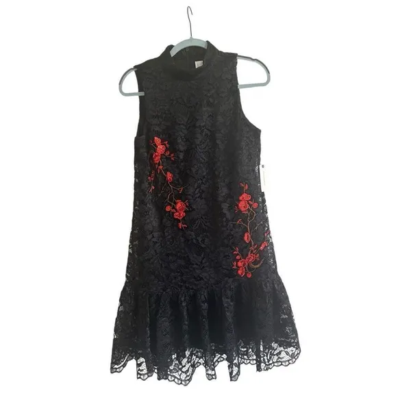 NWT Nicole Miller New York Anthropologie Sequin Midtown Lace Dress Dress Size 6 - Image 4