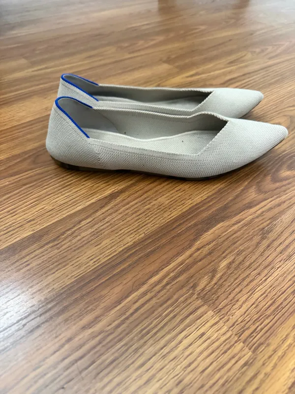 Rothy's The Point Flax Birdseye Neutral Flats Size 9.  - Image 2