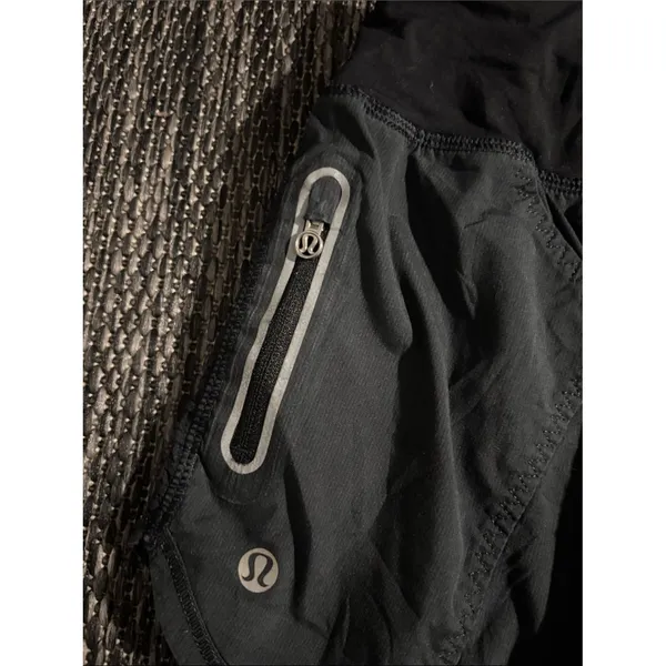 Lululemon Track That Short Ruched Ruffle Side Zip Pocket Runner Athletic - Image 3