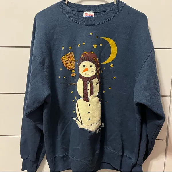 Vintage Christmas Winter Crewneck - Image 2