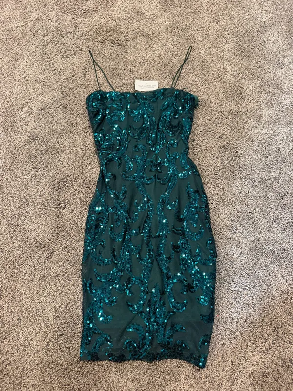 Live It Up Sequin Mini Dress - Image 4