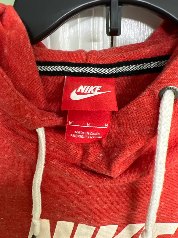 Nike Orange Hooded shirt - Image 3