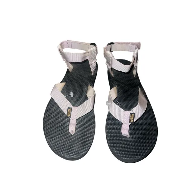 ✨Teva Original Black/Violet Marbled Flat Sz 9 Sandals✨ - Image 4