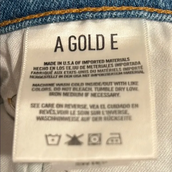Agolde nico‎ jeans button fly High Rise Jeans with Stretch 27 - Image 5