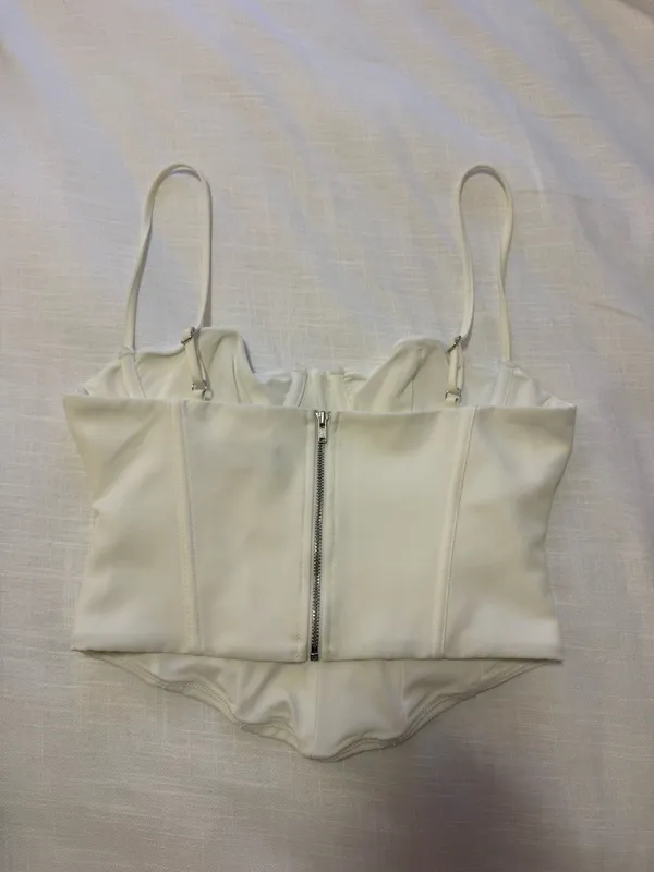 White Fox Corset Top White - Image 3