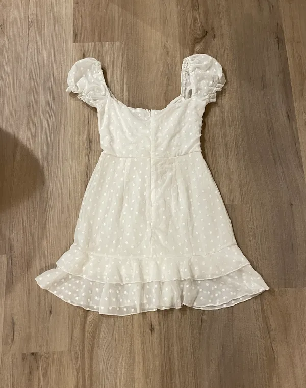 White Mini Dress - Image 5