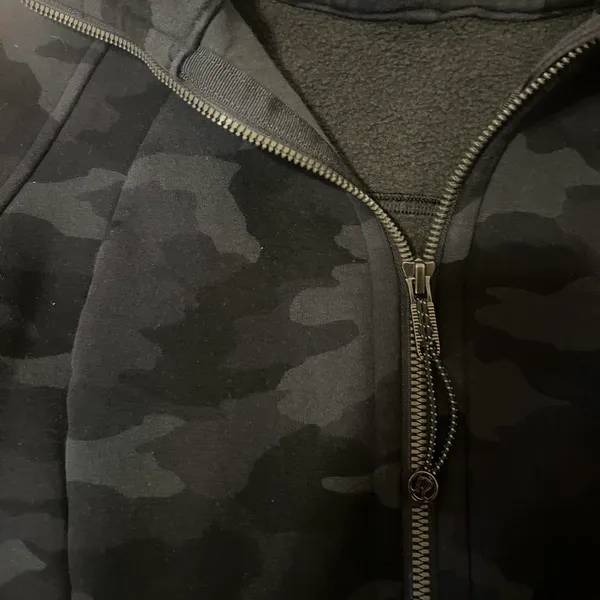 Lululemon Black Camo Scuba Full-Zip - Image 3