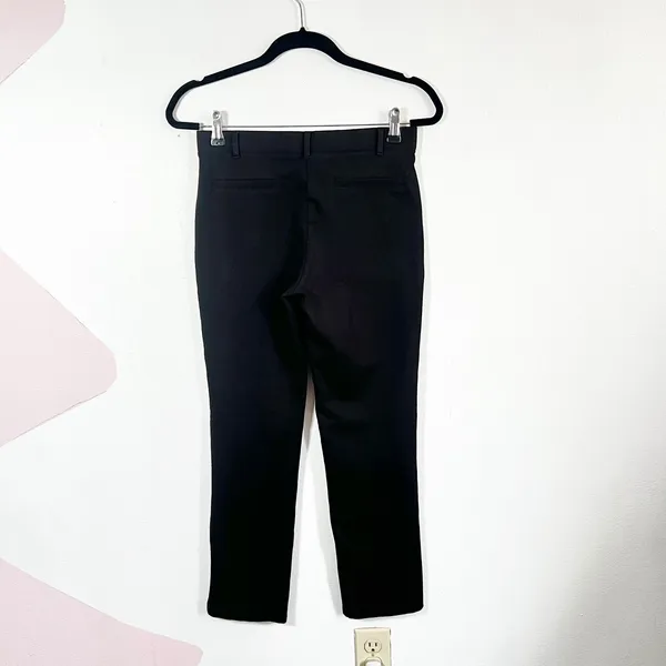 Quince Ultra Stretch Ponte‎ Straight Leg Pants Black Small - Image 3