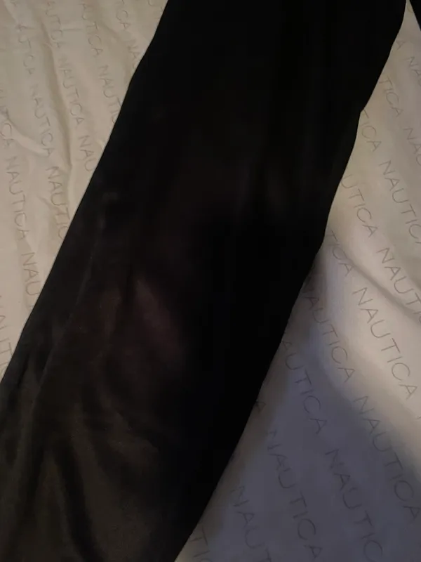 Women Size Medium Satin Leggings - Image 2
